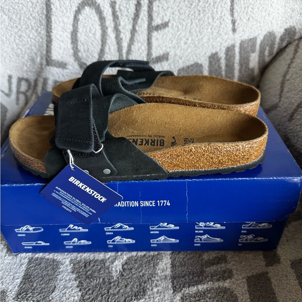 Birkenstock Oita black suede EU 40, US 9-9.5 NWT